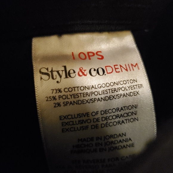 Black Slim Leg High Rise Jeans - Picture 3 of 4